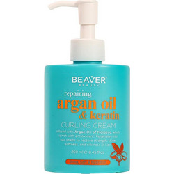 Beaver Argan Oil & Keratin Κρέμα Φορμαρίσματος Μαλλιών για Μπούκλες 250ml