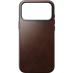 Nomad Traditional Leather with MagSafe Back Cover Brown (iPhone 17 Pro Max)
