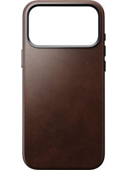 Nomad Traditional Leather with MagSafe Back Cover Brown (iPhone 17 Pro Max)