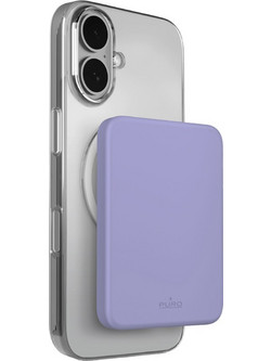 Puro PUFCBB40P2MAGPINK17 Wireless Magsafe Power Bank 4200mAh με Θύρα USB-C Purple