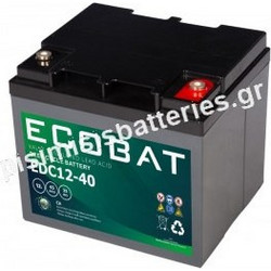 Ecobat EDC12-40 Μπαταρία VRLA 12V 40Ah
