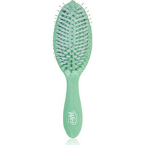 Wet Brush Go Green Treatment & Shine Tea Tree Βούρτσα Μαλλιών για Ξεμπέρδεμα Πράσινη