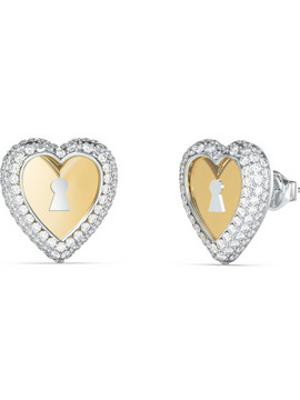Guess Love Bites Γυναικεία Σκουλαρίκια Καρφωτά από Ατσάλι Xρυσά με Ζιργκόν JUBE06062JWYGRHT