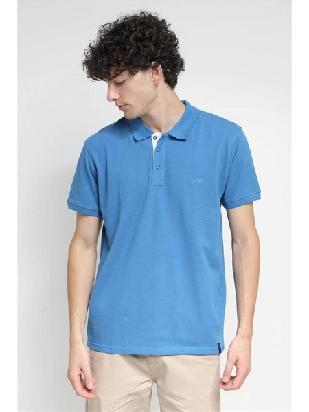 Van Hipster Ανδρική Μπλούζα Polo Κοντομάνικη Μπλε 71997