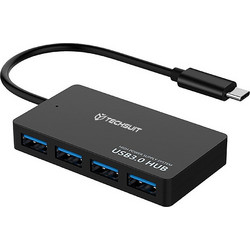 Techsuit H16 USB Hub 3.0 USB-C με 4 Θύρες USB-A