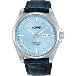 Lorus Ανδρικό Ρολόι Αυτόματο με Μπλε Δερμάτινο Λουράκι RL417CX9