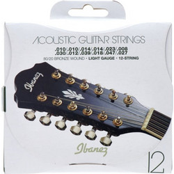 Ibanez IACS12C Σετ 12 Χορδές Ακουστικής Κιθάρας 80/20 Bronze 10-39" Light Tension