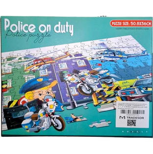 Παιδικό Puzzle Tradesor Police on Duty 63 Κομμάτια