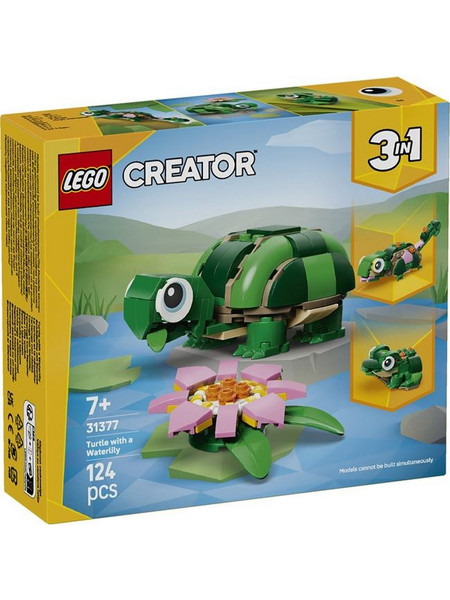 Lego Creator Turtle with A Water Lily Flower για 7+ Ετών 31377