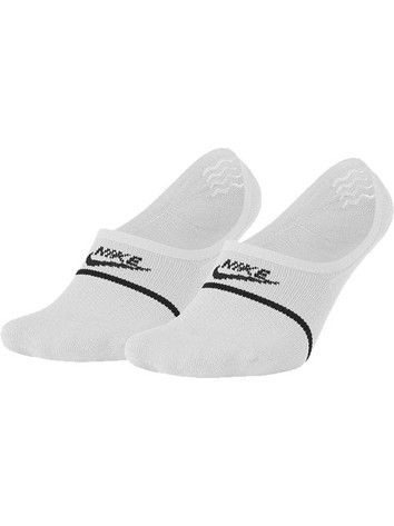 Nike Ανδρικές Κάλτσες Σοσόνια με Σχέδια Λευκές 2Pack SX7168-100