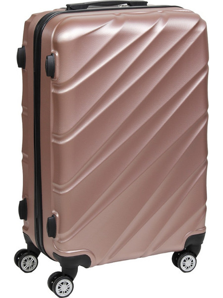Keskor 16665-2 Βαλίτσα Μεσαία 66x43x24cm με 4 Ρόδες Ροζ Χρυσή