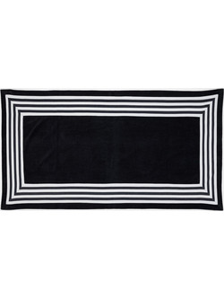 Abyss & Habidecor Cannes Πετσέτα Θαλάσσης Μαύρη 90x200cm 5057040-990