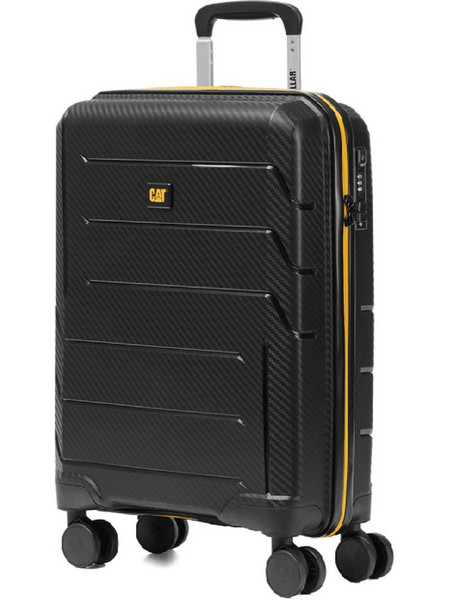 CAT Venture 84922-01 Βαλίτσα Καμπίνας 57x39x22.5cm με 4 Ρόδες Μαύρη