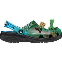 Crocs Classic Clog Minecraft Παιδικά Παπούτσια Θαλάσσης για Αγόρι Ανατομικά Πράσινα 210830-90H