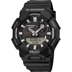 Casio G-Shock Ανδρικό Ρολόι Χρονογράφος Solar με Μαύρο Καουτσούκ Λουράκι GA-B010-1AER