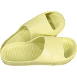 Calvin Klein Ανδρικές Παντόφλες Καλοκαιρινές Κίτρινες YM0YM01394-ZA5