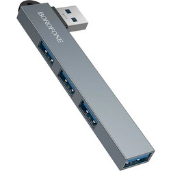 Borofone FH1 USB Hub 3.0 USB-A με 4 Θύρες USB-A