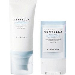 Skin1004 Madagascar Centella Hyalu-Cica Water-Fit Sun Serum SPF50 50ml + Silky-Fit Sun Stick SPF50 20gr