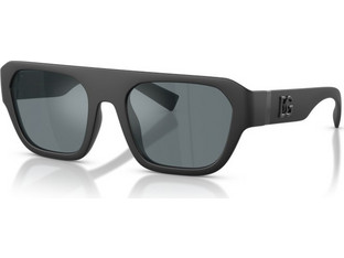 Dolce & Gabbana DG6206 25256G Ανδρικά Γυαλιά Ηλίου Aviator Κοκάλινα Μαύρα με Μαύρο Φακό