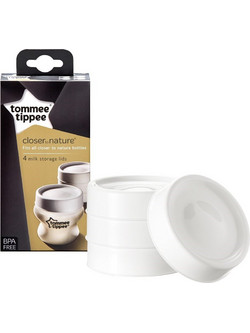 Tommee Tippee Closer To Nature Σετ Δίσκοι Σφράγισης Μπιμπερό Λευκά 4τμχ 43136141