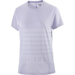 Salomon Sense Aero SS Tee Γυναικείο Αθλητικό T-Shirt Λιλά LC2696400