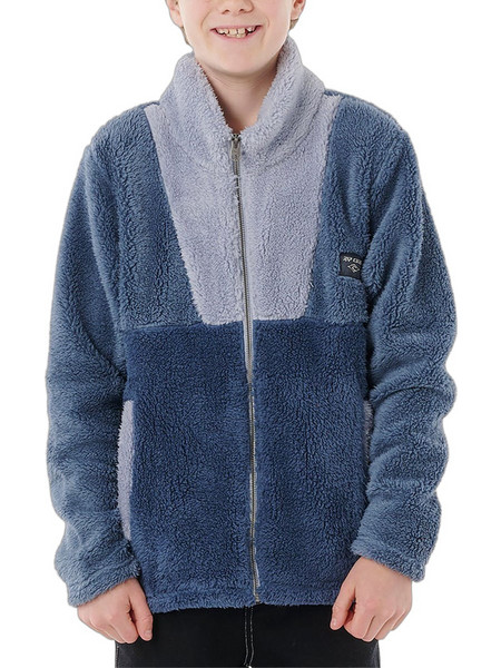 Rip Curl Παιδική Ζακέτα Fleece με Φερμουάρ Μπλε Λιλά 033BFL-0070