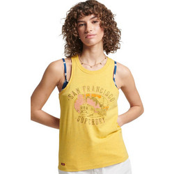 Superdry Γυναικείο Αθλητικό T-Shirt Κίτρινο W6011586A-8YW