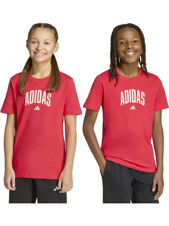 Adidas Παιδικό T-Shirt Κοντομάνικο Κόκκινο KE1335