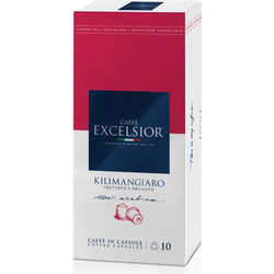 Caffe Excelsior Κάψουλες Espresso Kilimangiaro Συμβατές με Μηχανή Nespresso 10τμχ
