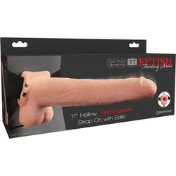 Pipedream Fetish Fantasy 11" Hollow Harness Strap On με Dildo 28cm Flesh PD3393-21