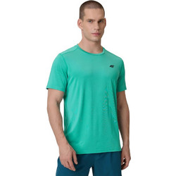 4F Ανδρικό Αθλητικό T-Shirt Τιρκουάζ 4FWSS26TFTSM1785-46S