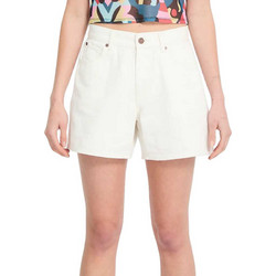 Volcom Γυναικείο Σορτς Τζιν Ψηλόμεσο Εκρού B2012610-VWH