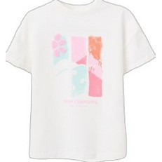 Zippy Παιδικό T-Shirt Κοντομάνικο Λευκό Φούξια 31077770041