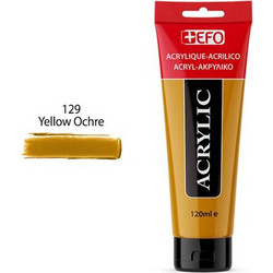 EFO 129 Yellow Ochre Ακρυλικό Χρώμα Ζωγραφικής 120ml