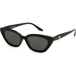 Bolon BL3222 C10 Γυναικεία Γυαλιά Ηλίου Cat Eye Κοκάλινα Μαύρα με Μαύρο Φακό