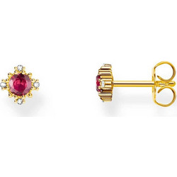 Thomas Sabo Γυναικεία Σκουλαρίκια Καρφωτά από Ασήμι 925 Επιχρυσωμένα με Ζιργκόν H2311-995-10