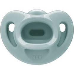 Nuk First Choice Soft Ορθοδοντική Πιπίλα Σιλικόνης 0-6m Πράσινο Mint