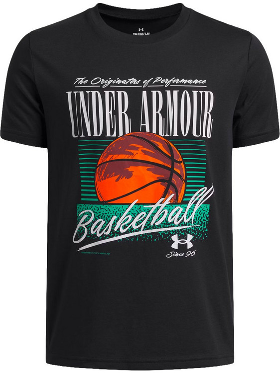 Under Armour Παιδικό T-Shirt Κοντομάνικο Μαύρο 6009319-001