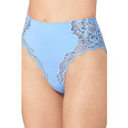 Triumph Amourette Charm Maxi Ψηλόμεσο Γυναικείο Slip με Δαντέλα Γαλάζιο 10181567-00MP