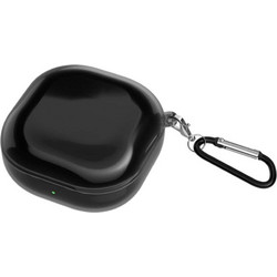 Sonique Transparent Θήκη TPU με Γάντζο για Samsung Galaxy Buds Pro / Live Μαύρη
