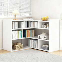 Woodwell Multi Γωνιακή Βιβλιοθήκη 150x24x90cm ΕΟ302,2
