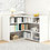 Woodwell Multi Γωνιακή Βιβλιοθήκη 150x24x90cm ΕΟ302,2