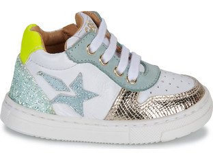 GBB Givre Παιδικά Sneakers Μποτάκια Πετρόλ Χρυσά AN606-15