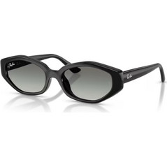 Ray-Ban RB4473D 667711 Γυναικεία Γυαλιά Ηλίου Πολυγωνικά Κοκάλινα Μαύρα με Μαύρο Φακό