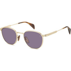 David Beckham DB1228/S T5U/0D Ανδρικά Γυαλιά Ηλίου Τετράγωνα Μεταλλικά Χρυσά με Μωβ Φακό