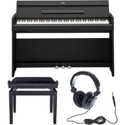 Yamaha YDP-S55B Set Ηλεκτρικό Πιάνο Όρθιο με 88 Βαρυκεντρισμένα Πλήκτρα Black
