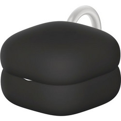 Sony Θήκη Σιλικόνης με Γάντζο για Sony LinkBuds Fit Pure Μαύρη