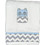 Baby Star Tiny Friends Βρεφική Πετσέτα Προσώπου / Χεριών 100x50cm Λευκή Γαλάζια