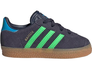 Adidas Gazelle Comfort Παιδικά Sneakers Navy Μπλε Lime IH6476