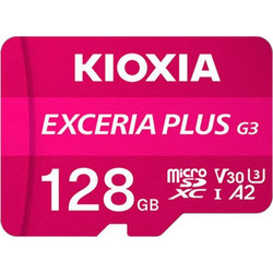 Kioxia Exceria Plus G3 microSDXC 128GB Class 10 U3 V30 UHS-I A2 210MB/s + Adapter